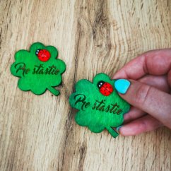 Darčeky pre deti Magnetky štvorlístky pre šťastie