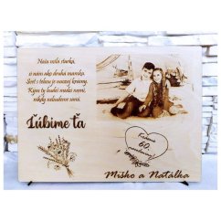Narodeninová tabuľka pre babku alebo dedka