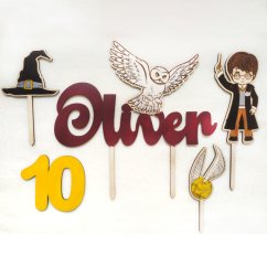 Zápich na tortu set Harry Potter