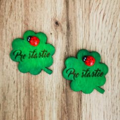 Darčeky pre deti Magnetky štvorlístky pre šťastie