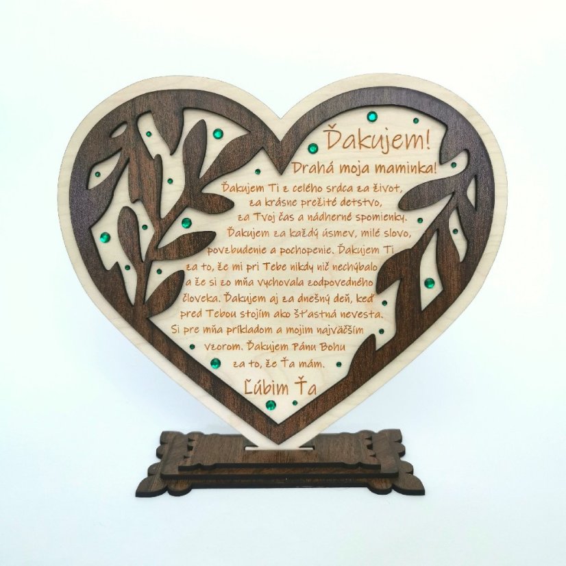 Poďakovanie rodičom