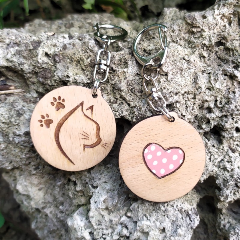 Kľúčenka s mačkou