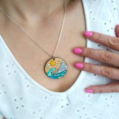 Drevený prívesok More