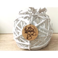 Kľúčenka Mačička obojstranná