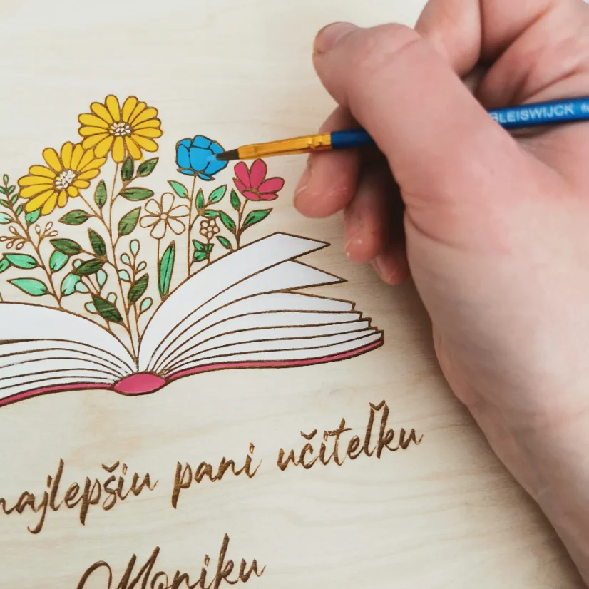 Ukážka tvorby - ručné maľovanie.