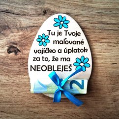 Veľkonočná výslužka šibačom na peniaze