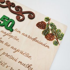 Darček tabuľka pre poľovníka