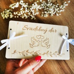 Svadobný dar pre novomanželov Obálka na peniaze