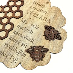 Darček pre včelára vtipná tabuľka