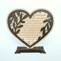 Poďakovanie rodičom