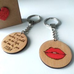 Vtipná kľúčenka pre muža