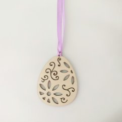 Veľkonočná výzdoba drevené vajíčka