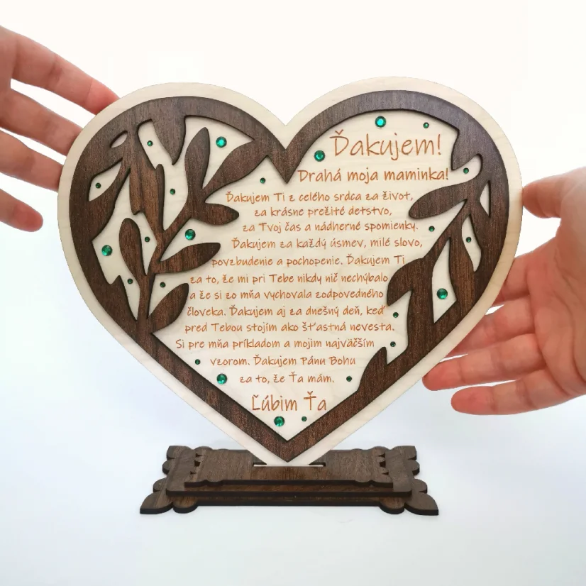 Poďakovanie rodičom