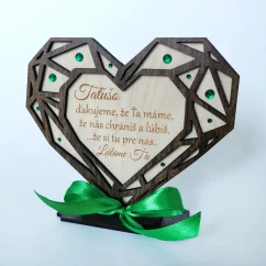 Darček pre otca Srdce s vlastným textom a venovaním