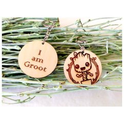 Kľúčenka Groot obojstranná