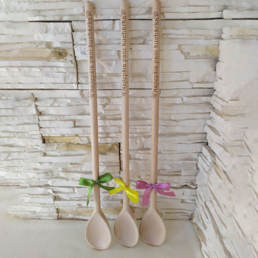 Veľká drevená vareška s vlastným textom