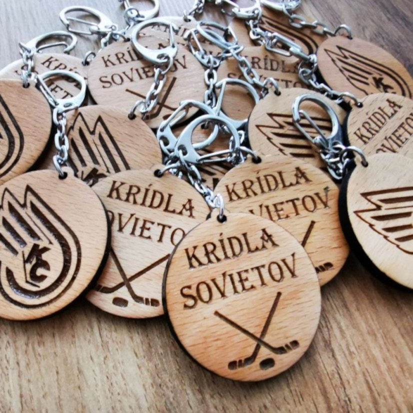 Darček pre zákazníkov Kľúčenky s vlastným logom textom