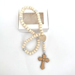 Drevený ruženec v darčekovom balení