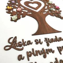 Priblížený detail dekorácie.