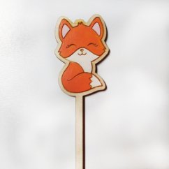 Zápich na tortu líška